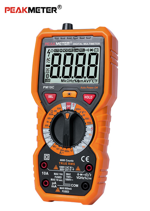 Electric Current Dmm Digital Multimeter , Hand - Held Digital Ac Dc Multimeter