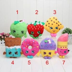 Quality Shopkins Assorted Characters Cartoon Plush Toys Red Cute ASTM-963 wholesale