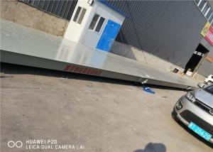 Quality 80 Ton Digital Truck Scales Electronic Driven Steel Plate Material Blue Printing wholesale