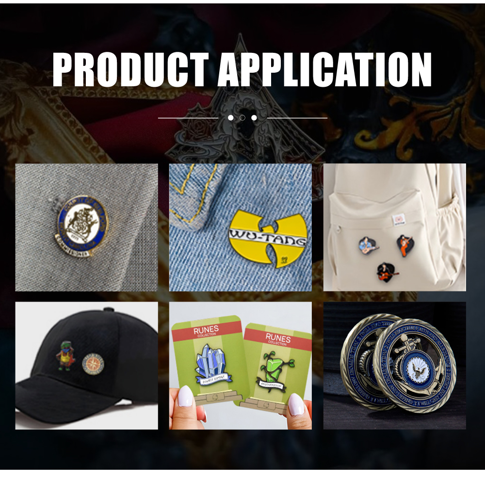 Plated Metal Crafts Customized Lapel Pin Business Gifts Metal Logo Design Pins For Clothes