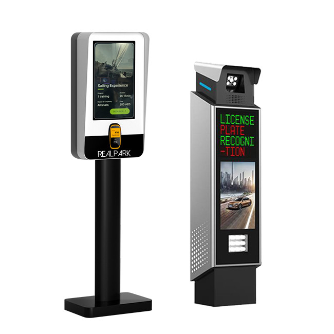 Wall Mounted ANPR Parking Payment Kiosk ExpressExit Parking Lot Kiosk