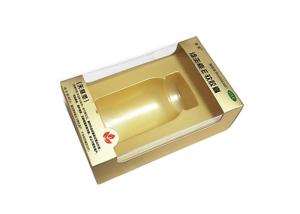 Quality Cardboard Hard Paper Gift Box Recyclable With Transparent PVC Window wholesale