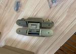 29x160 mm Zinc Alloy Adjustable Concealed Hinges For Wooden Metal Door