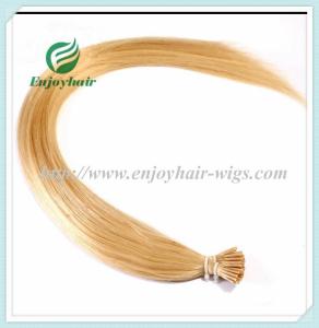 Quality Pre-Bonded Hair 10&quot;-28&quot; 100s/pack 22# color Straight Human Hair Brazilian hair extension wholesale