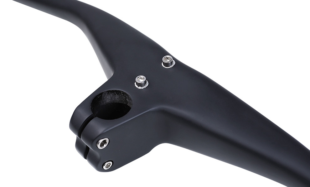 BXT Carbon Road Bike Handlebar T1000 Mountain Bike Integrated Stem Handlebar MTB