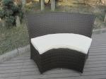 Outdoor Rattan Garden Dining Sets , All Weather Waterproof Sofa