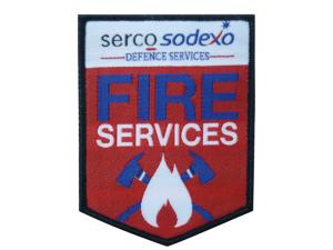 Quality Custom Embroidered Patches, Fire Services Embroidery Patch For Clothing wholesale