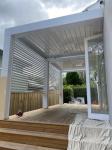Industrial Outdoor Aluminium Pergola Waterproof Powder Coating Optional