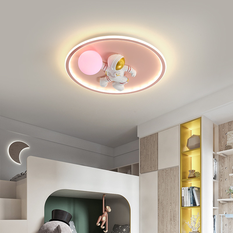Children's Room Ceiling Lights Boy Bedroom Astronaut Creative Minimalist Cartoon Ceiling Lights(WH-MA-294)