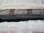 Multilayer Bridal Stretch Lace Trim Fabric Eco Friendly 50’’- 52’’ CY-LW0182