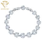 Anti Allergy 6.9 Inches Diamond Women's Bracelets Brass