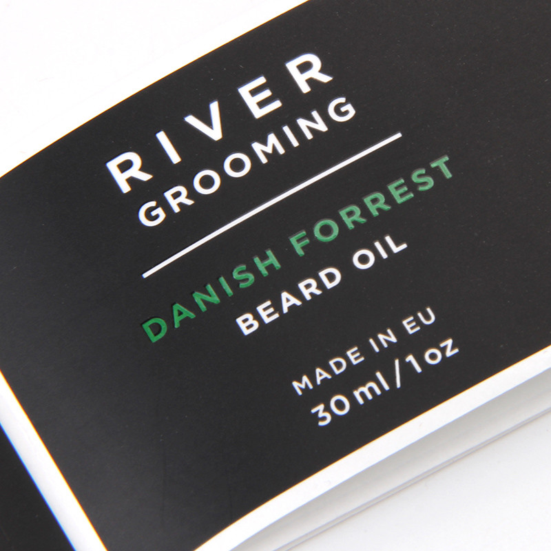Personalized Paper Sticker Labels Bottle Labels For Men'S Cosmetic / Skincare