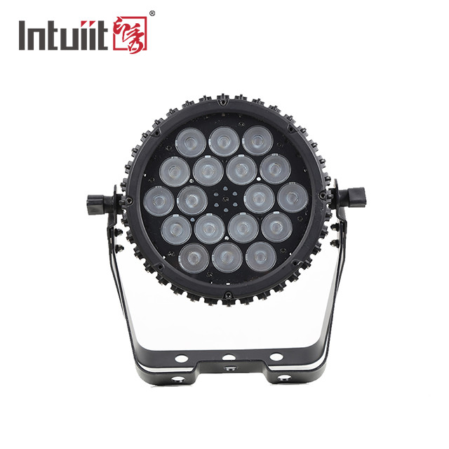 High Power Aluminum LED Par Can Stage Lights 18pcs 3W Slim Stage Lighting Par