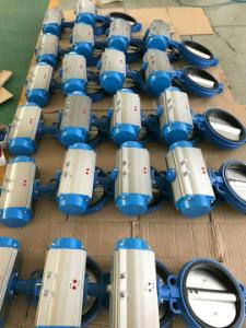 Quality Pneumatic Rotary Actuator Qperated Butterly Valve wholesale