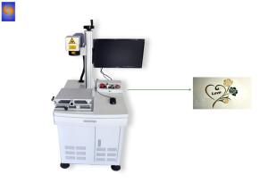 Quality JPT 20W Fiber Mopa Laser Marking Machine Color Marking On Stainless Steel Cups wholesale