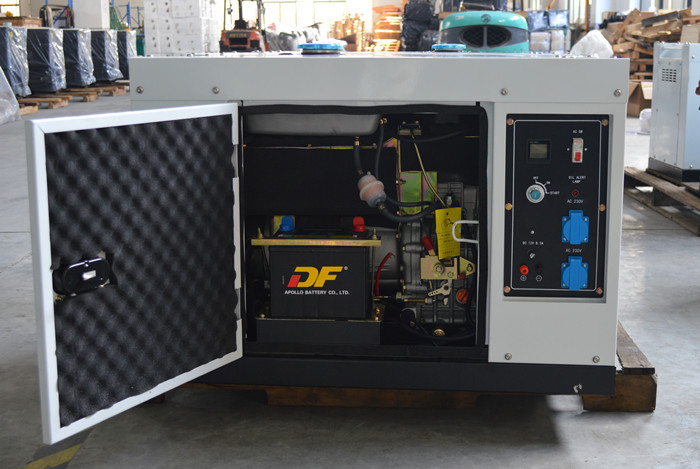 Portable super silent diesel generator 6kw power genset air cooled