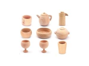 Quality Eco-friendly Wooden 3D Building Blocks Creative Art Gift Home Ornament Decoration Solid Wood Kids Toys DIY wooden toy wholesale