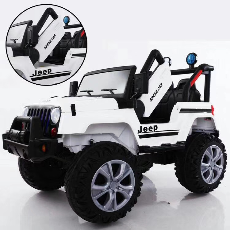 Battery Powered Outdoor Ride On Toy Car for Kids Double Seats 12V Electric 118*69*79cm