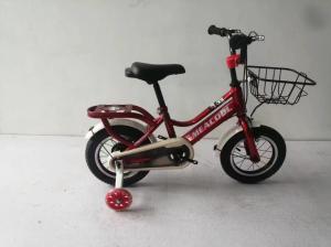 Quality Children Steel Frame Bicycle With Steel Basket With Training Wheel wholesale