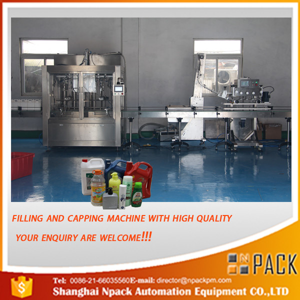 High Output Automatic Cosmetic Filling Machine With Diving Nozzles