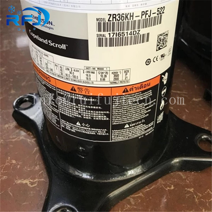 3 Phase Air Conditioning Copeland Refrigerator Compressor Cold Room Evaporator ZW108KSE