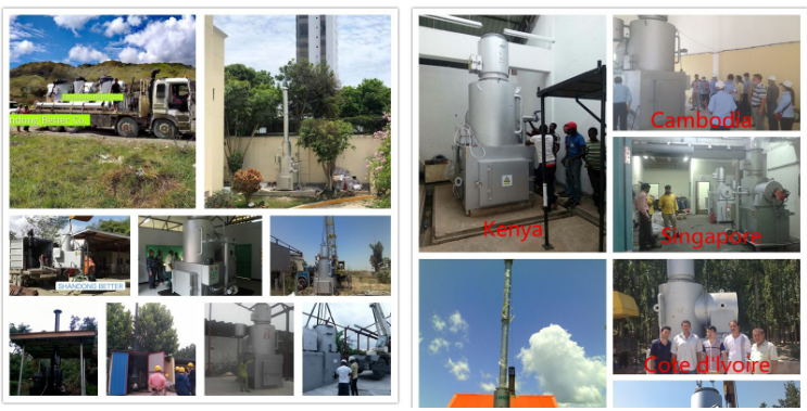 Animal Careless Treatment Carbon Steel Waste Incinerators with and 750L/H Capacity