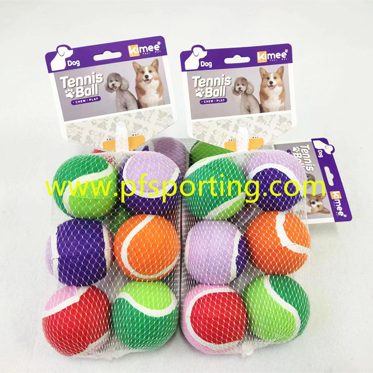 Pet Supply Ready Set Fetch Squeak Tennis Balls Dog Toy Squeaks When Squeezed Multi-Packs - for Small - Medium - Larg