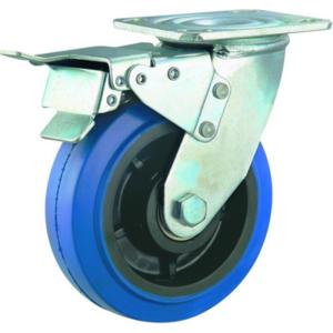 Quality 6 Inch Rubber Caster Wheels For Garbage Container wholesale
