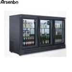 110V 60HZ Double Under Counter Refrigerators Wear Resistant Durable