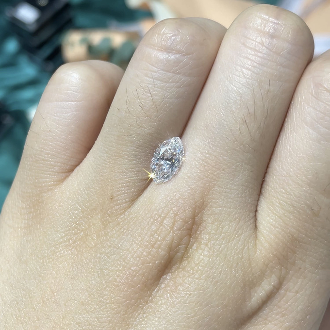 10 Mohs White Marquise CVD Lab Grown Diamond 2ct~2.99ct IGI Certified