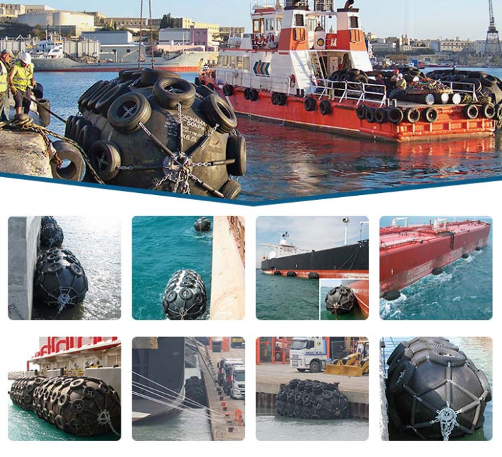 Durable High Pressure Pneumatic Rubber Fender Aging Proof