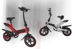 Ergonomics Design Electric Assist Bike , Long Range Lightweight Foldable Bike