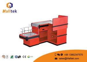 Quality Shopping Mall Cash Register Display Counter Bright Color For Restaurant wholesale