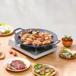 Quality Multipurpose Korean Style Stovetop Grill Pan Die Cast Aluminum Raffinate Outdoor wholesale