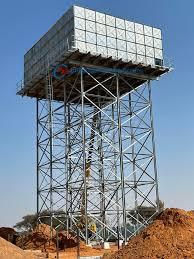 Quality HDG Galvanized Steel Panels Bolted Assembled 30000 Liters Water Tank Stands On Tower wholesale