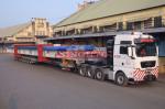 180 - 250 Ton Girder Transporter Trailer 8.25 - 20 Tyre Size Hydraulic Steering