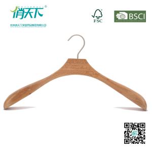 Quality Betterall High Grade Glam Wide Shoulder Wood Coat Hanger wholesale