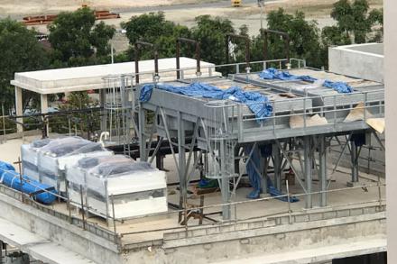 Air Cooled Wet Cooling Pad Adiabatic Dry Coolers For Process Cooling Application