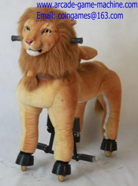 Children Amusement Park Equipment Mechanical Children Animal Lion Kiddie Rides