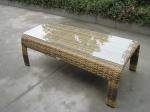 European Style Hand-Woven Outdoor Rattan Furniture Sofa Chair