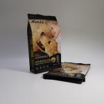 360mmx205mm 95mm 135 Micron Flat Bottom Pouches , Custom Dog Treat Packaging