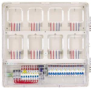 Quality IP44 Single Phase Electric Meter Cabinet Exterior Modular High Mechanical Strength wholesale