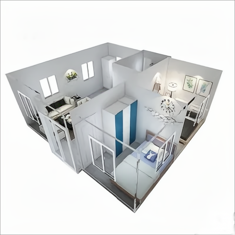 Modular 20ft 40ft Prefabricated Mobile Living Container House with Bathroom and Kitchen