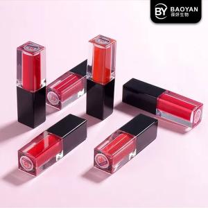 Quality Professional Shimmer Lip Gloss , Coral Liquid Long Wear Glossy Lipgloss wholesale