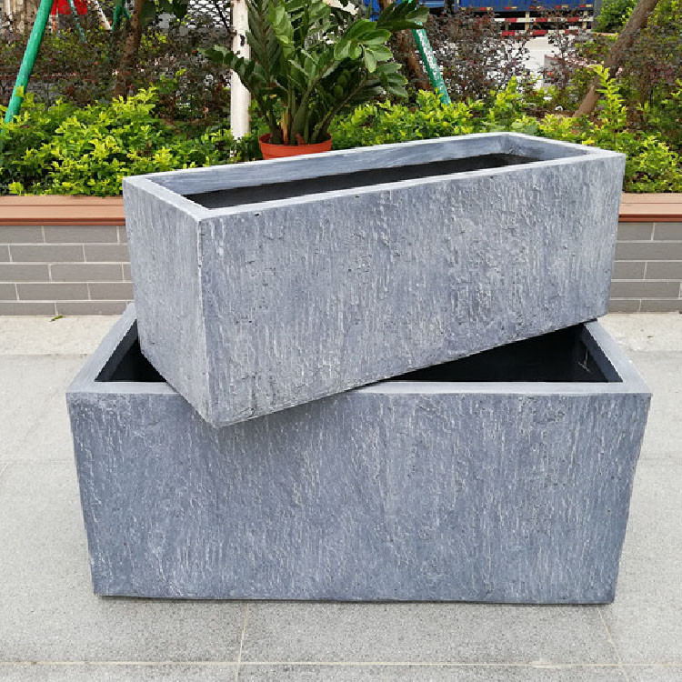 Powder Coated Finishing Fiber Clay Planters For Gardening Needs