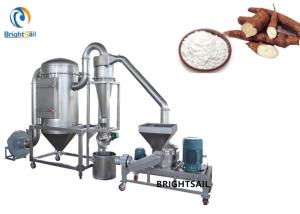 Quality Dried Cassava Chip Fine Powder Grinding Machine Yam Plantain Flour Air Classifier Mill wholesale