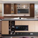 Custom Modern Design TV Rack for High End Wooden TV Wall Cabinet in Living