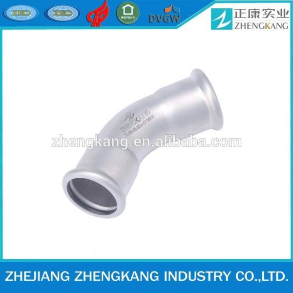 Cheap Stainless Steel Press Fittings 90 elbow factory for sale