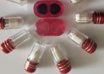 ISO9001 Clear Pill Bottles 2ml Single Capsule With Metal Cap