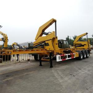 Quality Transportation 3 Axles CIMC Flatbed 40Ft Container Side Loader wholesale